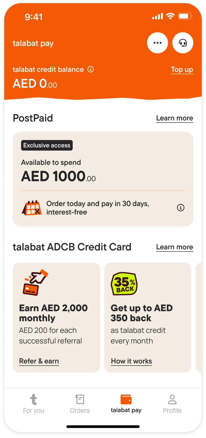 Entry point 2 — tpay dashboard banner